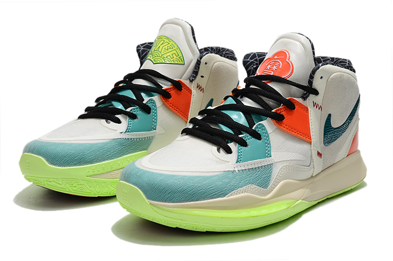 Nike Kyrie 8 White Blue Green Red Black Basketball Shoes